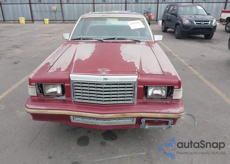 1980 Ford Thunderbird из США, поврежденный, VIN 0G87F129695